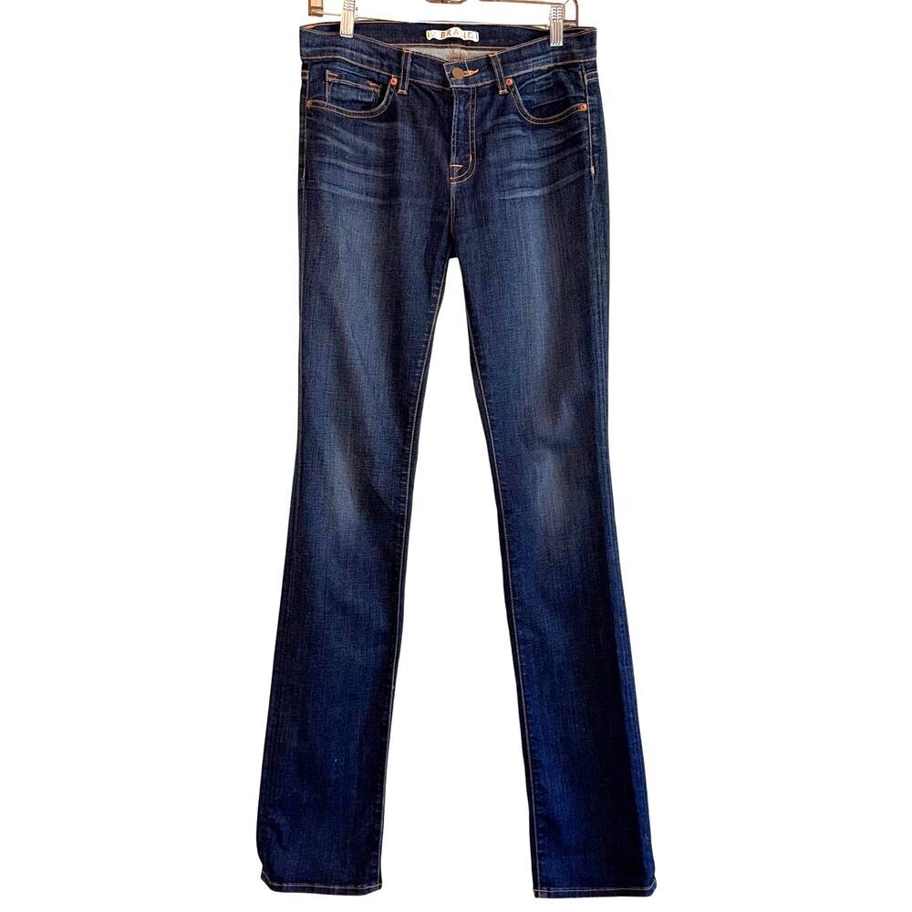 J Brand Jeans Cigarette Leg Dark Wash Vintage Women's Straight Sz 29